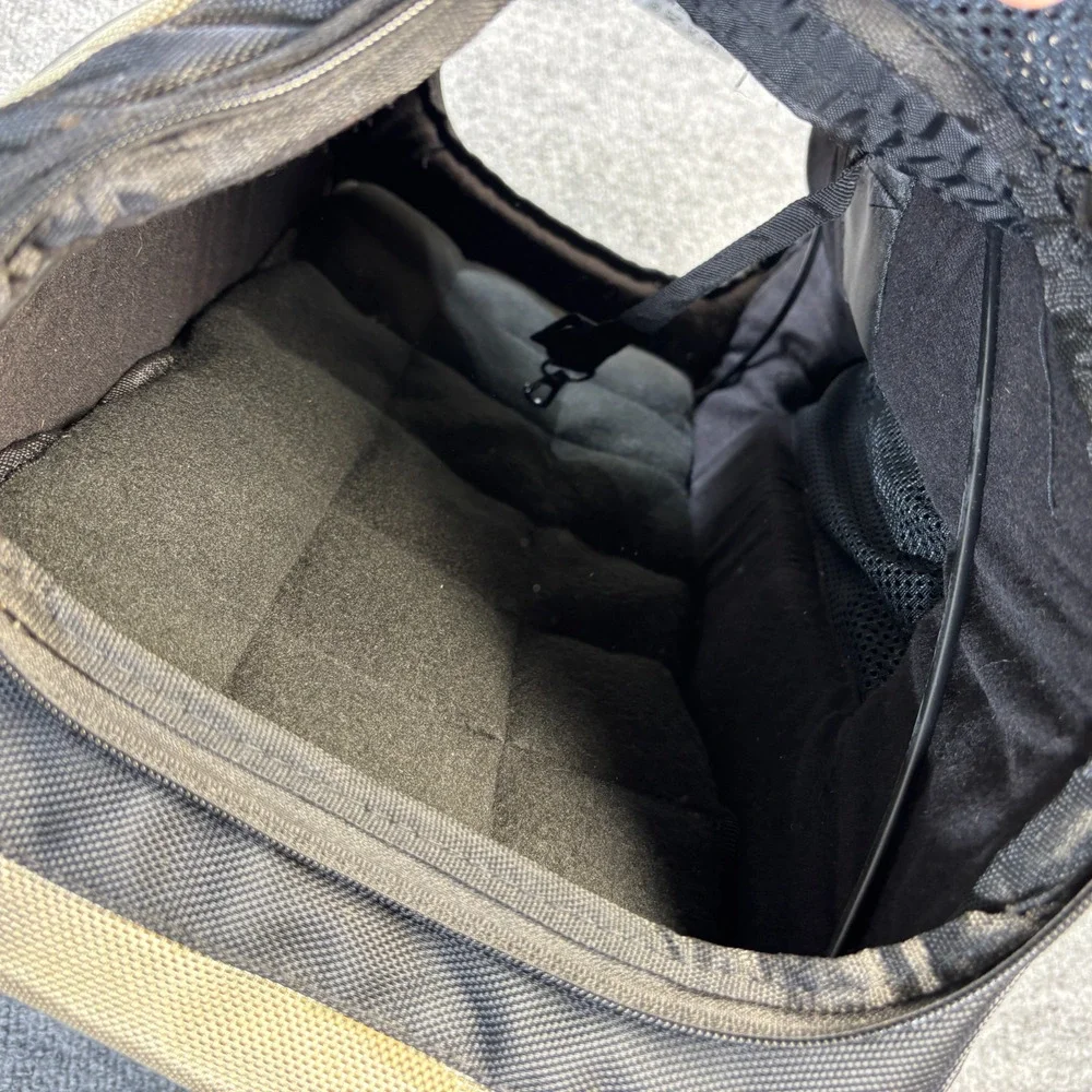 Petego Jet Set Forma Frame Medium Pet Carrier Airline Approved Tan Backpack